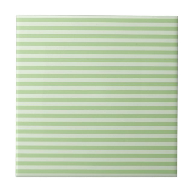 Green Stripes Tile (Front)