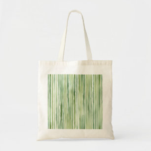 Green Stripes Tote Bag