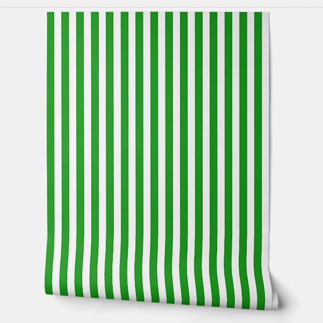 Green  Stripes  Wallpaper (Unrolling)