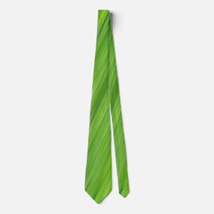 Green strips pattern tie