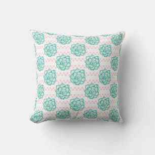 Green Succulent Cushion