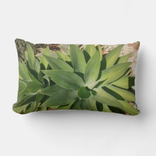 Green Succulent Plants Throw Pillow Cushion