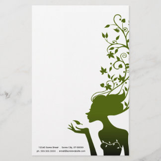 green sugar stationery