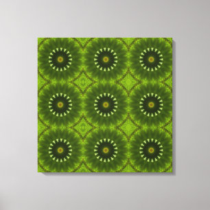 Green Suns Canvas Print