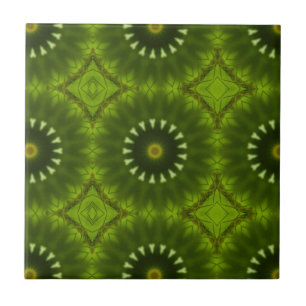 Green Suns Tile