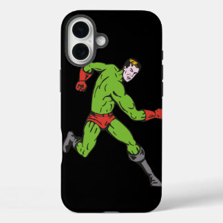 Green Superhero iPhone 16 Plus Case