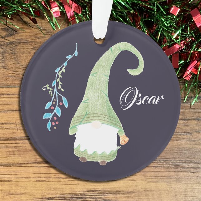 Green Swedish gnome Christmas ornament (Creator Uploaded)