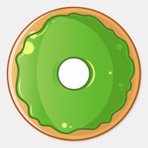 Green Sweet Doughnut
