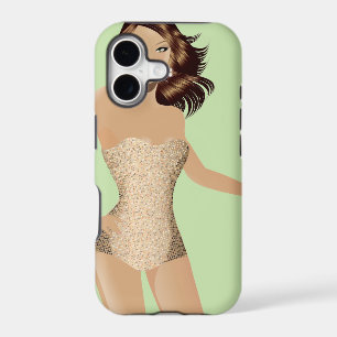 Green Swimsuit Girl iPhone 5 Barely There™