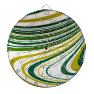 Green Swirl Dart Board