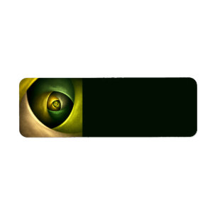Green Swirl Floral Modern Abstract Art Pattern #23