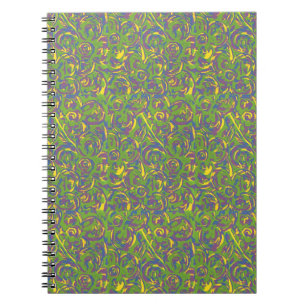 Green Swirls Notebook