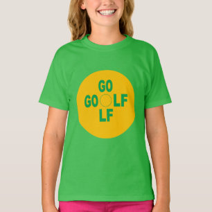 Green T-shirt Kids SPORT GOLF