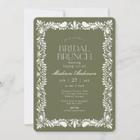 Green Talavera Tile Spanish Fiesta Bridal Brunch