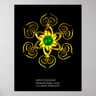GREEN TALISMAN POSTER