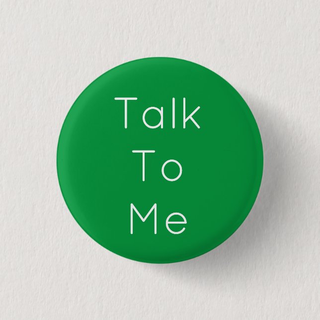 Green "Talk to Me" Button (Front)
