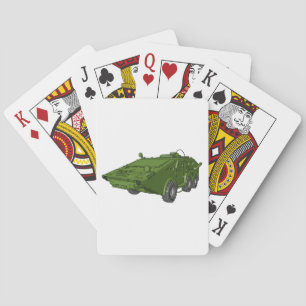 Green Tank Playing Cards