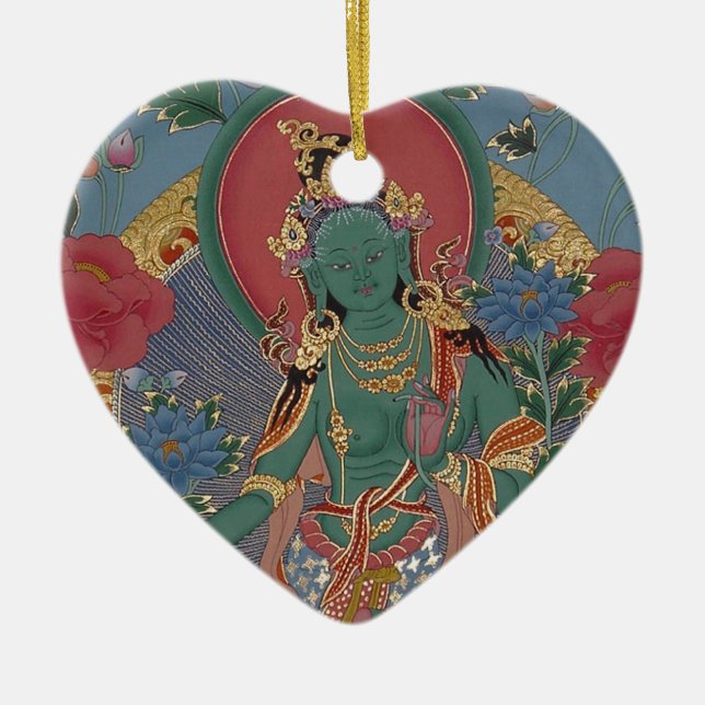 Green Tara Ornament (Front)