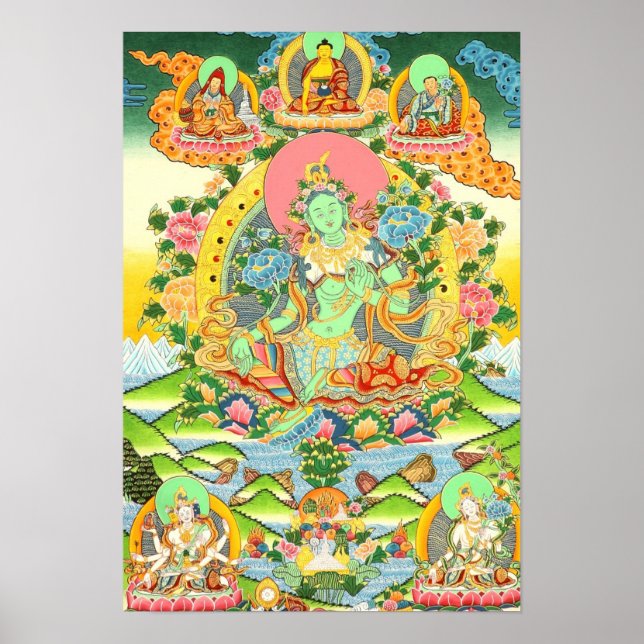 Green Tara Poster (Front)