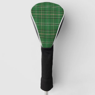 Green Tartan Golf Head Cover