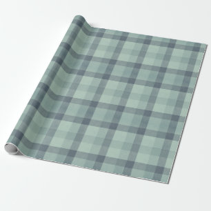 Green Tartan Plaid Check Wrapping Paper