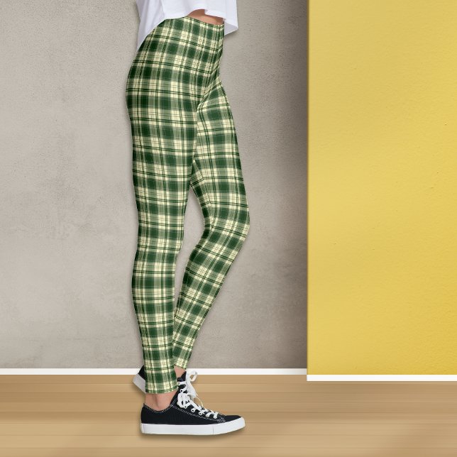 Green Tartan Plaid Pattern Leggings (Creator Uploaded)