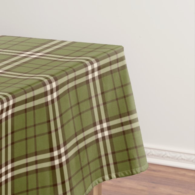 Green Tartan Tablecloth (In Situ)