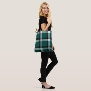 Green Tartan Tote Bag