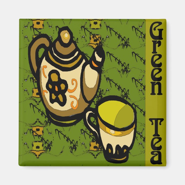 Green Tea Magnet (Front)