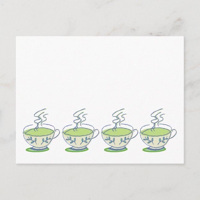 Green Tea Postcard (Front)
