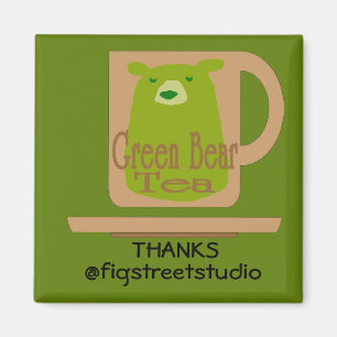 Green Tea, Thanks, edit text Magnet