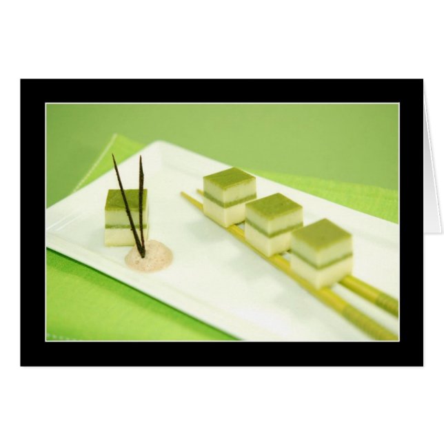 Green Tea Tofu (Front Horizontal)