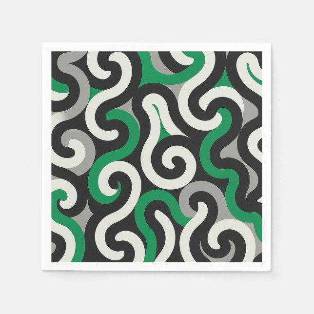 Green Team Napkin (Front)