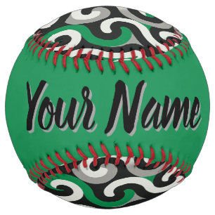 Green Team (personalise) Softball