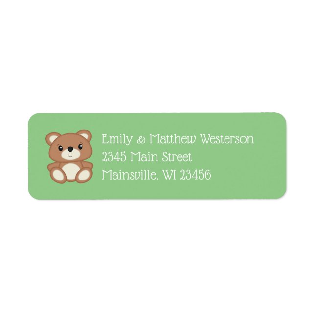 Green Teddy Bear (Front)
