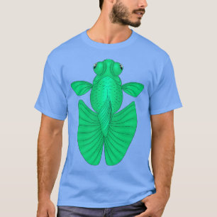 Green Telescope Moor Butterfly Goldfish T-Shirt