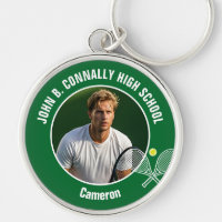 Green Tennis Player Photo High School Spirit