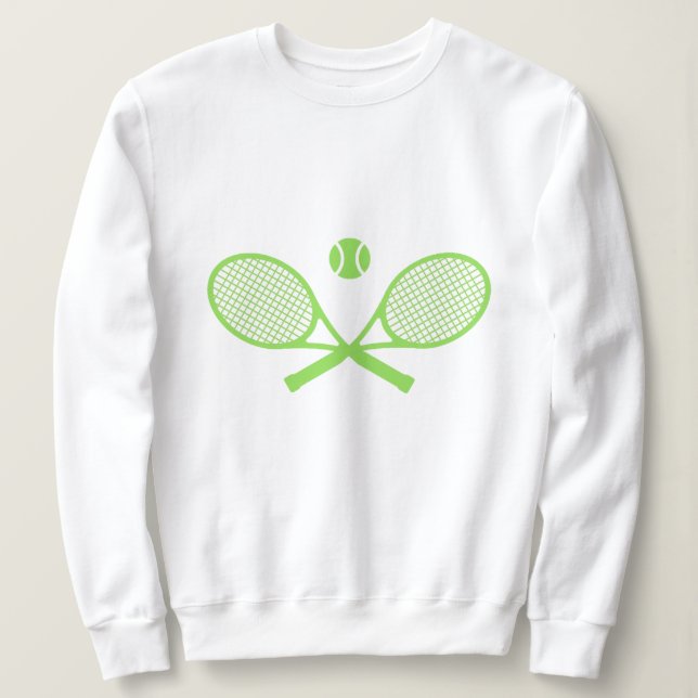 Green Tennis Sweatshirt (Design Front)