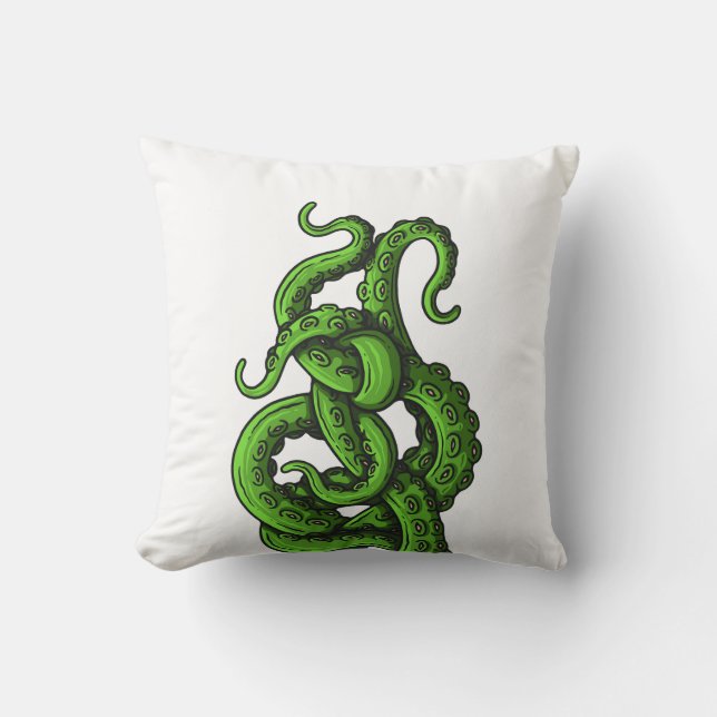 Green tentacles cushion (Front)