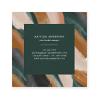 Green terracotta abstract watercolor modern unique