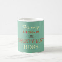 Green Terracotta Pastel Colour Gift for boss