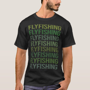 Green Text Fly Fishing T-Shirt