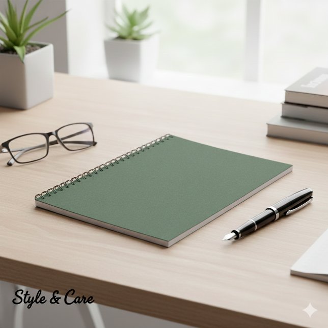 Green Texture  6.5" x 8.75" Classic Notebook (Green Texture 6.5 x 8.75 Classic Notebook)