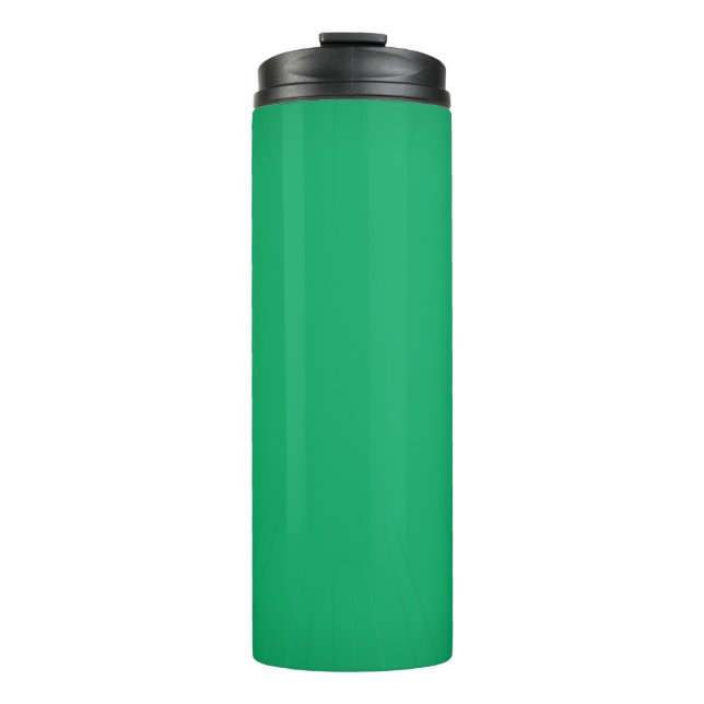 Green texture pattern wall thermal tumbler (Front)