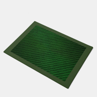 Green Texture Print Door Mat