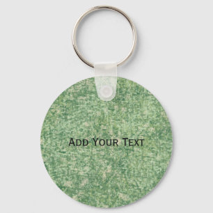 Green Textured Background by Shirley Taylor Key Ring