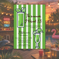 Green The Summer I Turned 13 Mocktail Birthday