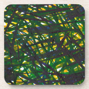 Green Thicket II Coaster