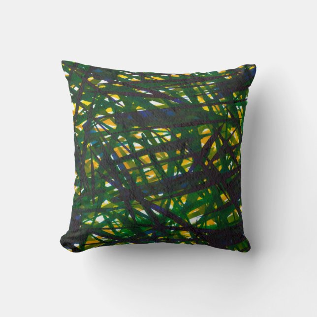 Green Thicket II Cushion (Front)