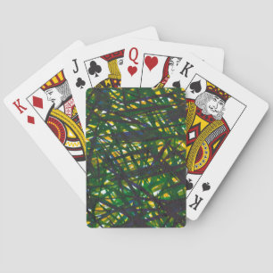 Green Thicket II Playing Cards